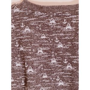 NWT Free Planet SHARK Boys Top sz M Blue 10/12
